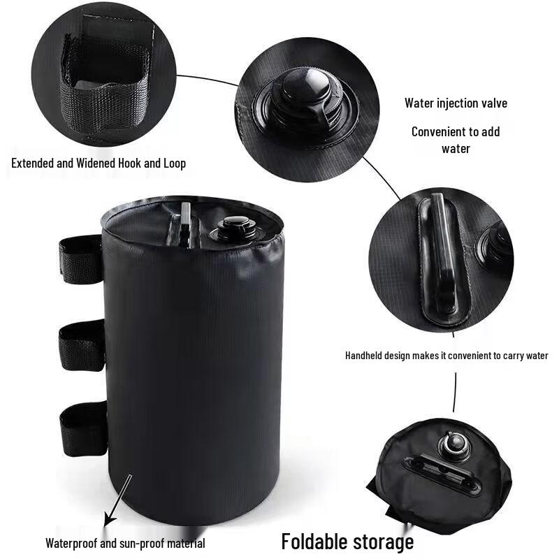Portable Water Weight Bag for Tents and Awnings