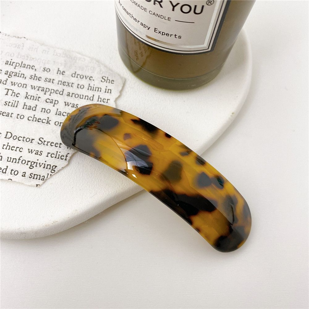 Women Girls Acetate Non Slip Hair Accessories Hair Clips Barrettes Ponytail Clip