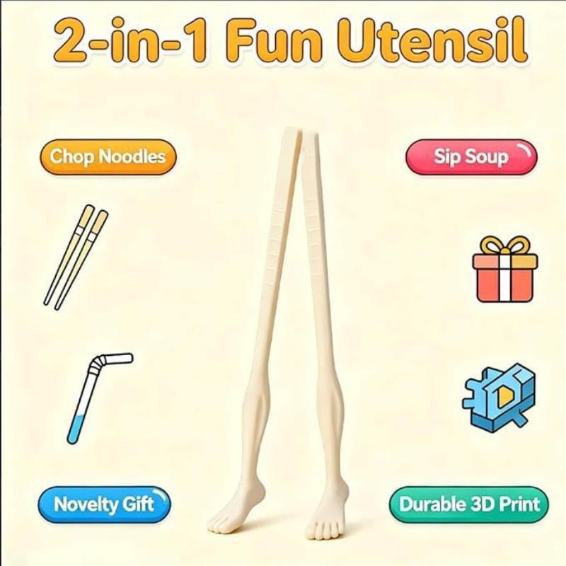 2 In 1 Safe Chopsticks & Straw Set Reusable Non-toxic Cutlery for Kids Outdoor Dining School Use
