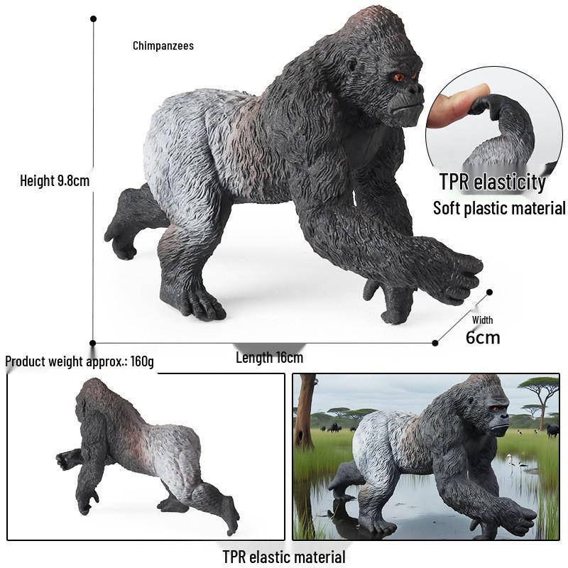 Набор фигурок диких животных: Ягуар, Гепард, Африканский Леопард для Детей