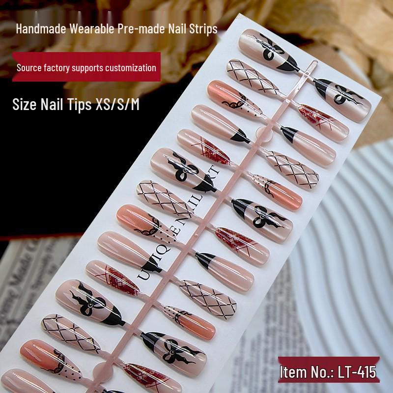 Cat Eye Manicure: 30 Hand-Painted Luxury Nail Strips