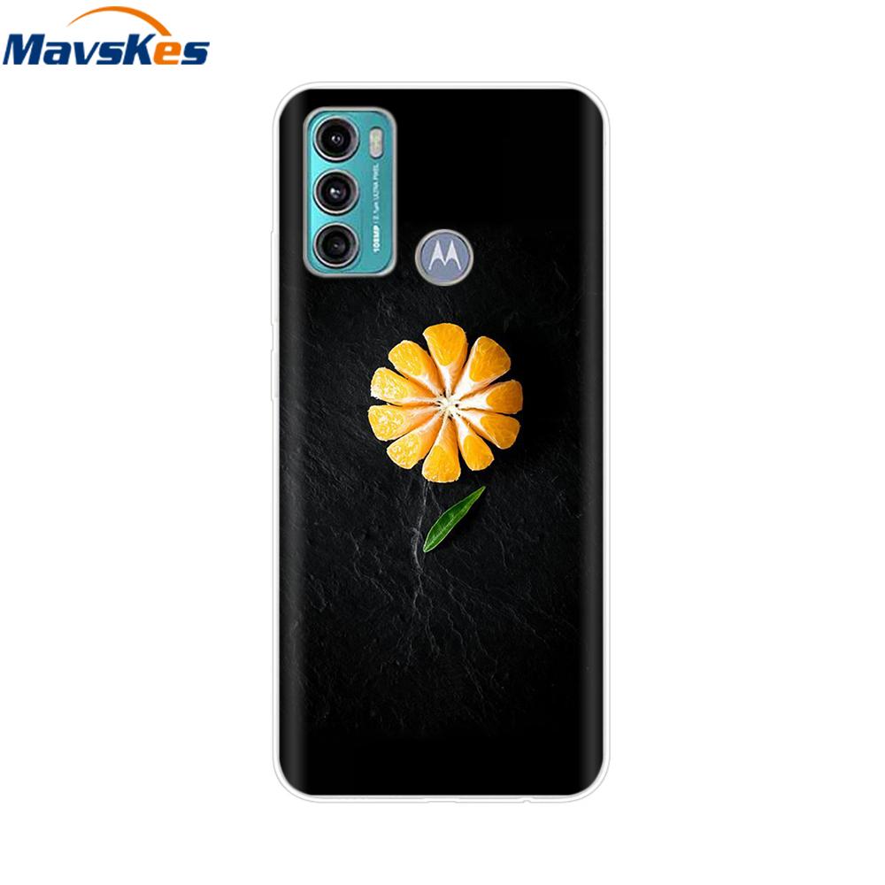 G60S Case For Moto G60S Protective Cartoon Transparent TPU Silicone Phone Cases For Motorola Moto G60 Cover G 60s Fundas Bumper
