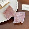 Trendy Rhinestone Bow Knot Acetate Hair Clip High-end Hair Accessory For Women