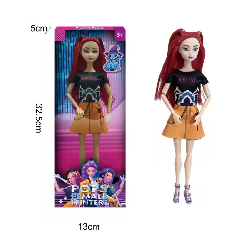 Demon Hunter Girls Doll Legend Demon Boys Band Toy Vinyl Figure 11.5 Inches Collector's Grade Gift 