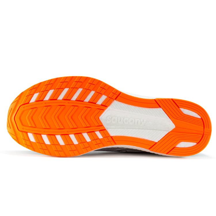 SAUCONY Freedom 4 Сетчатые, Текстильные Нескользящие Износостойкие Низкие Беговые Кроссовки Мужские Серый Оранжевый S20617-20