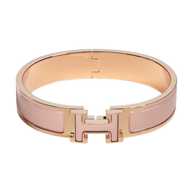 HERMES Enamel Bangles Women's Casata Pink H700015FOG3