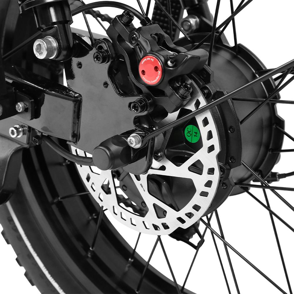 Электровелосипед ONESPORT W66, двигатель 500 Вт, аккумулятор 48 В, 13,5 А·ч, толстые шины 20*4,0, максимальная скорость 25 км/ч, максимальный запас хода 100 км