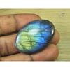 Natural Labradorite 26X39MM Oval Crystal Cabochon Loose Gemstone 57Cts. SK-3332