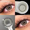 FUNSACHY 1 пара контактных линз натурального цвета для глаз, коричневые линзы для зрачков, косметические зеленые контактные линзы, линзы нового цвета