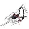 Adjustable Strap Metal Basket Muzzle Iron Frame Bite Proof Muzzle Anti Eat Muzzle  Walking Outside
