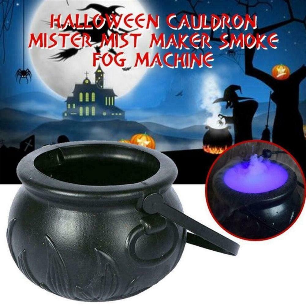 New Hot Halloween Decoration Mist Smoke Fog Party Prop Halloween Cauldron Witch Barrels Skull Jar