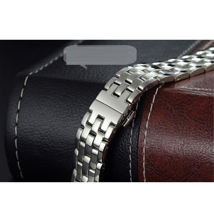 20mm Ballade III T97 T031410A T031410 Male Solid Stainless Steel Watch Band Watch Strap Bracelets Wristband For T97