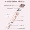 Бритва для бикини Glow Aura, GlowShave 2 в 1 женская машина для бритья тела (розовый)