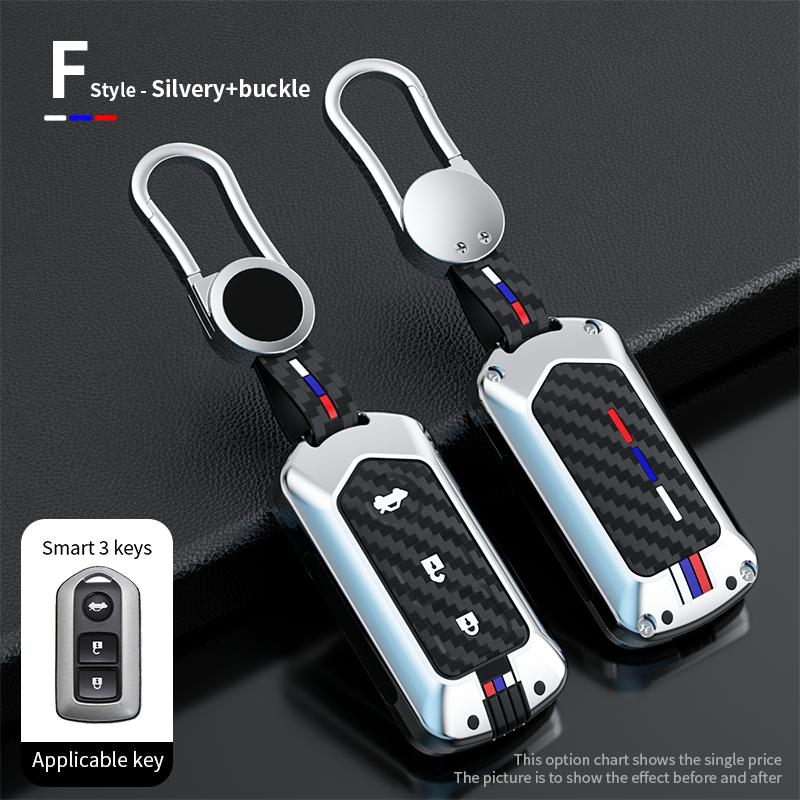 Чехол для автомобильного ключа Fob для Toyota Corolla Verso 2004 2006 2007 Prius Gen 20 2005 2008 Remote Protect Shell Keychain Accessories