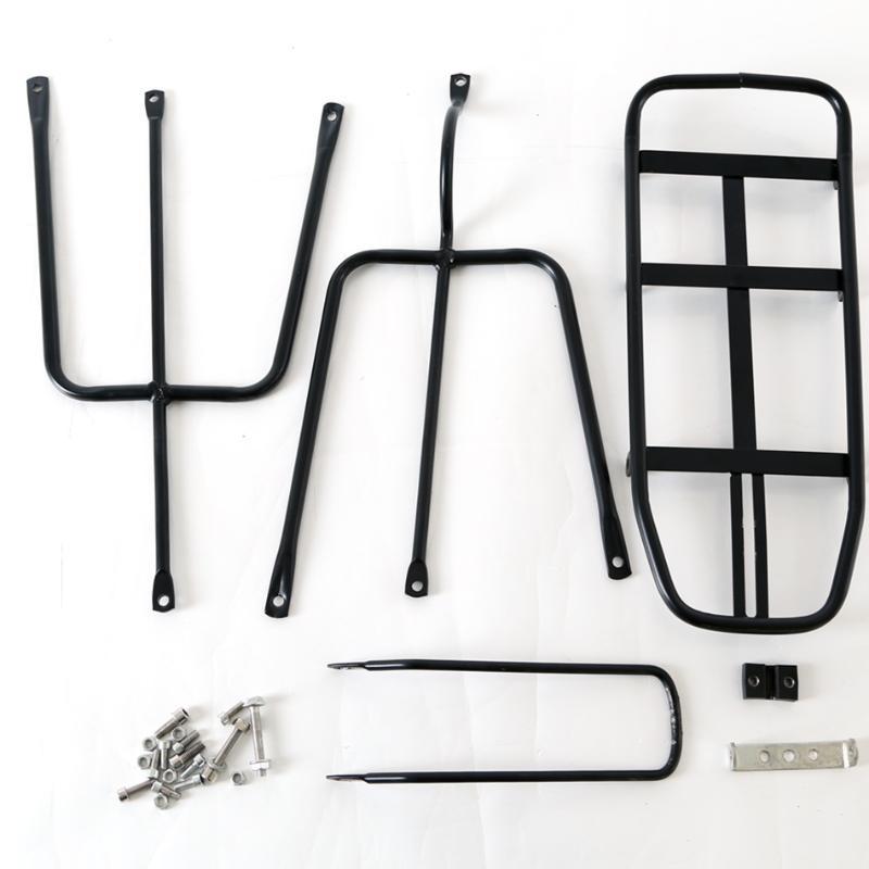 Scratch Resistant Split Rear Seat Shelf Hanger Disc Compatible Mountain Bike Rear Storage Rack for Travel