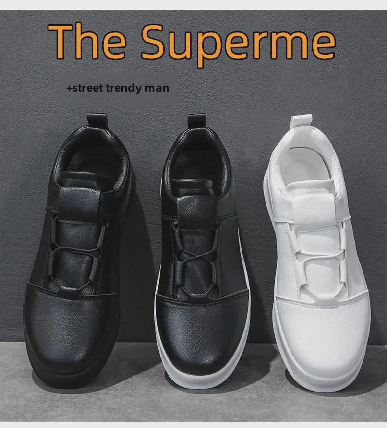 Мужские повседневные кроссовки Slip-On: Универсальная, легкая, молодежная спортивная обувь и обувь на плоской подошве