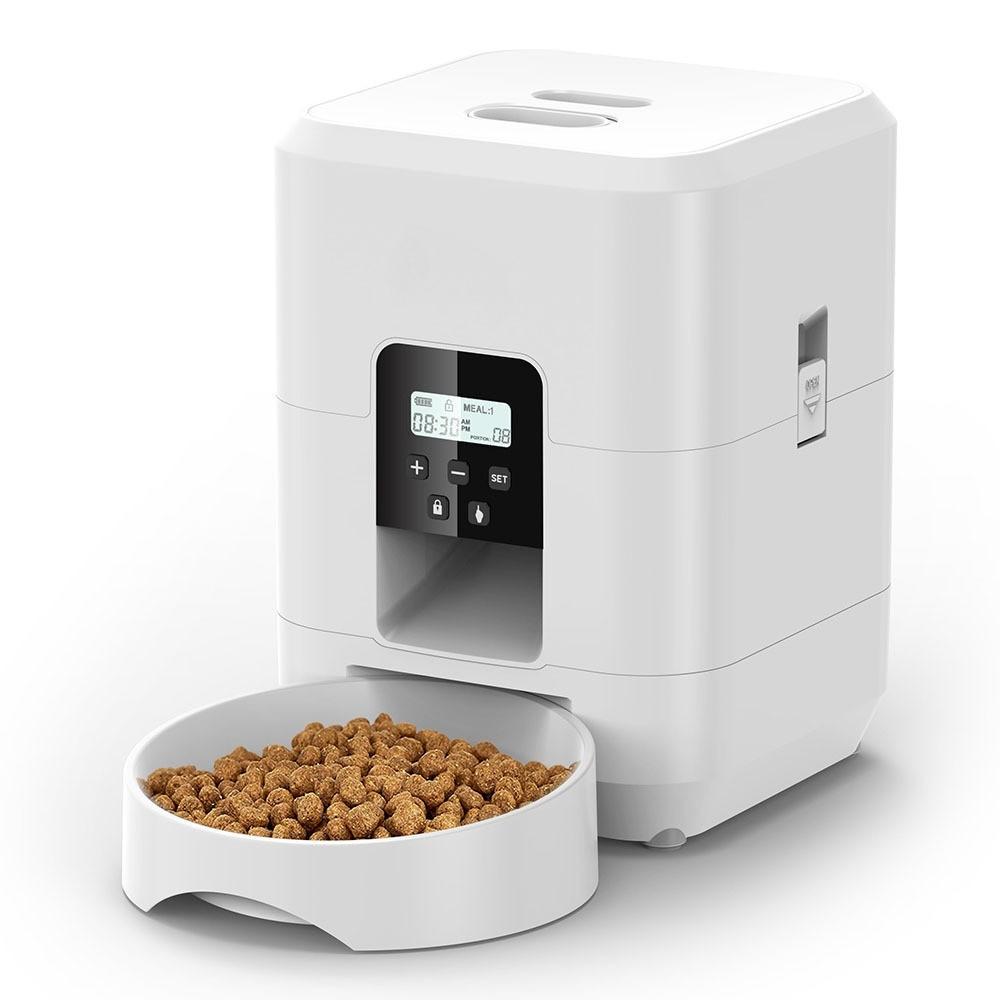 2L Large Capacity Automatic Pet Feeder Button Wi-Fi & Camera Controlled Pet Feeding Machine Smart Dog Cat Food Dispenser