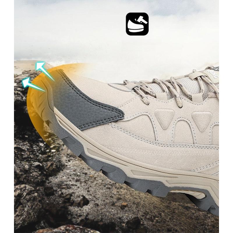 БОЛЬШОЙ РАЗМЕР Мужские Женские Кроссовки для Приключений Прочные Сцепление Нескользящая Обувь На шнуровке Комфорт Идеальны для Уличных Походов Ботинки Мужская Обувь37-49