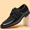 Fashion Casual Business Shoes for Men Point Toe Men Dress Buckle Shoes Luxury Men's  Wedding Formal Shoes Derby Party Oxford Footwear