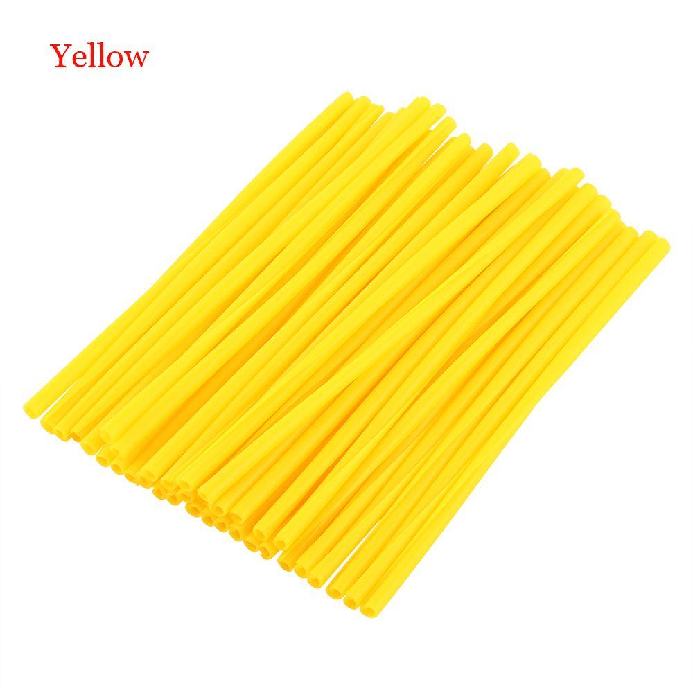 36Pcs Bike Motorcycle Decoration Guard Wheel Spoke Wraps Protector Rims Skins Covers