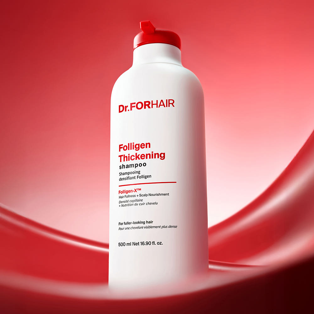 DR.FORHAIR Folligen Thickening Shampoo 500ml Low pH Scalp Care Hair Strengthening Volume Shampoo