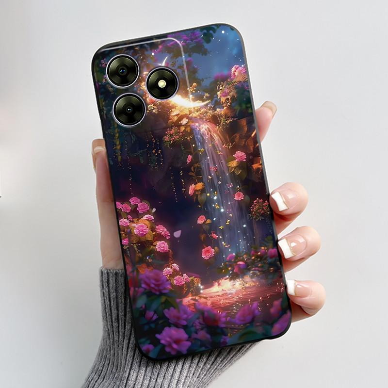 For Blackview Wave 8C 6.56" Wave 8 Black View Wave8C Wave8 Back TPU Soft Silicone Phone Case Luxury Cute Love Rabbit Funny Cover