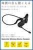 ELECOM Bluetooth Neckband Air Conduction ENC Detachable Microphone Mute 12 Hours of Continuous Talk Lightweight Bluetooth Headset, Binaural, Open-Ear,