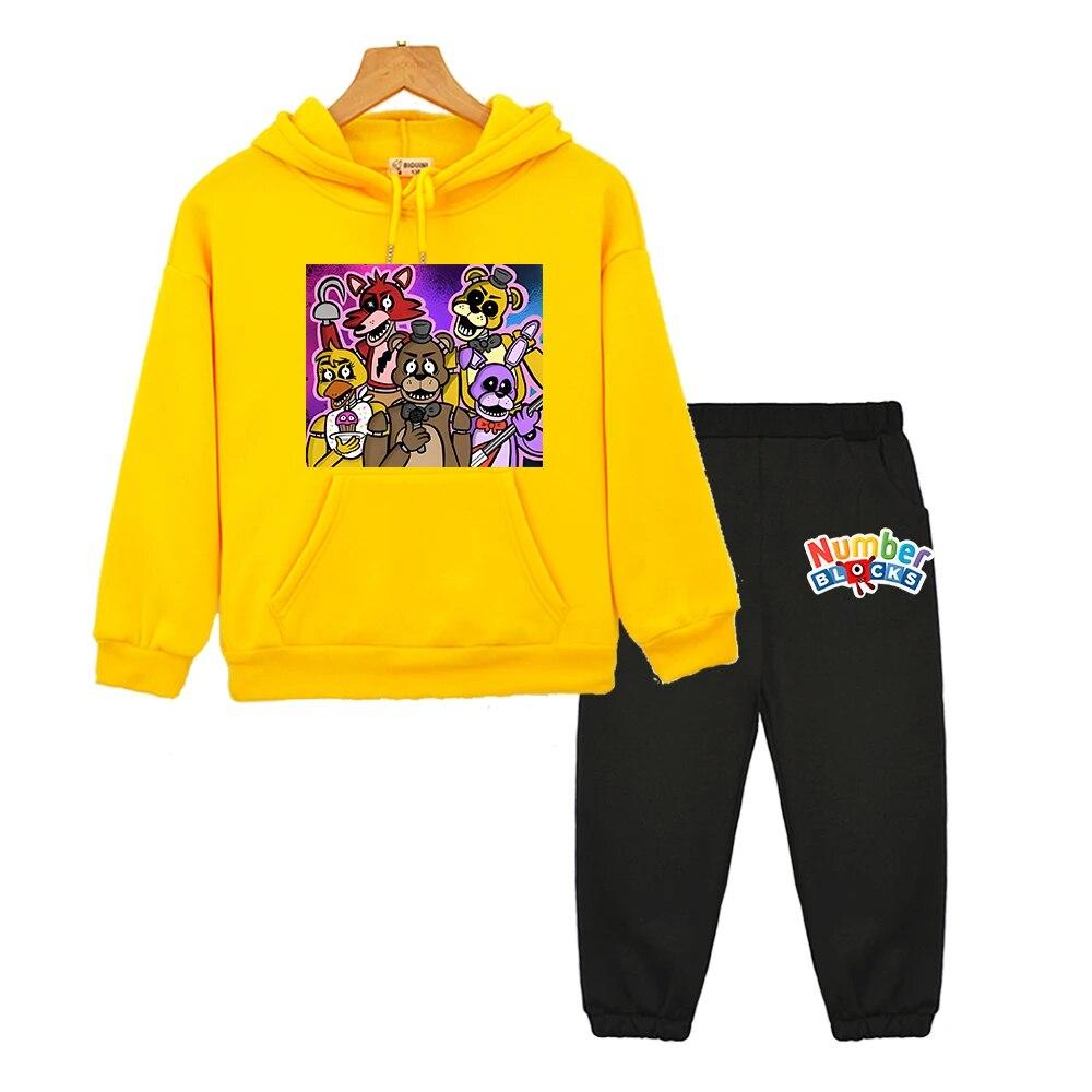 FNAF детская бутиковая одежда, толстовка с капюшоном в стиле аниме, флисовый пуловер, осенняя куртка с медведем и кроликом, кавайная куртка для мальчиков и девочек, комплекты с капюшоном