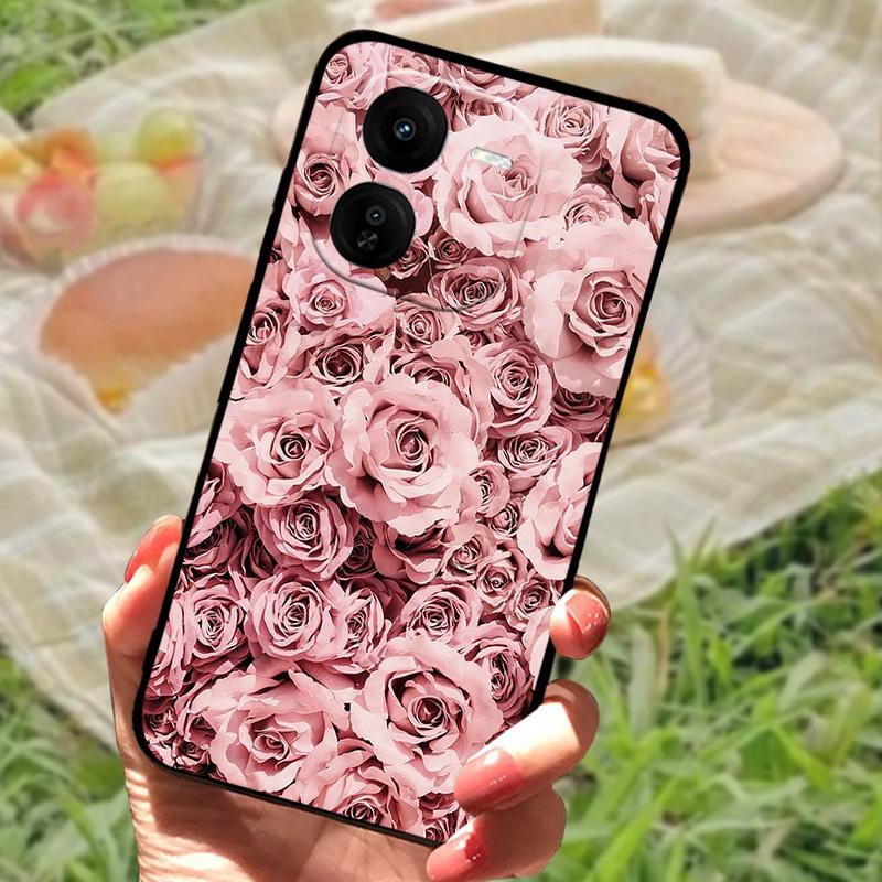 Чехол для телефона Vivo IQOO Z9x Роскошный Расписной Силиконовая Задняя Крышка для IQOO Z9x Защитный Чехол из Мягкого ТПУ с Защитой от Отпечатков Пальцев
