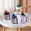 Cartoon Water Cups, Children's Anti-drop Portable Cups, Casual Cups, Cute Plastic Cups for Students with Handles