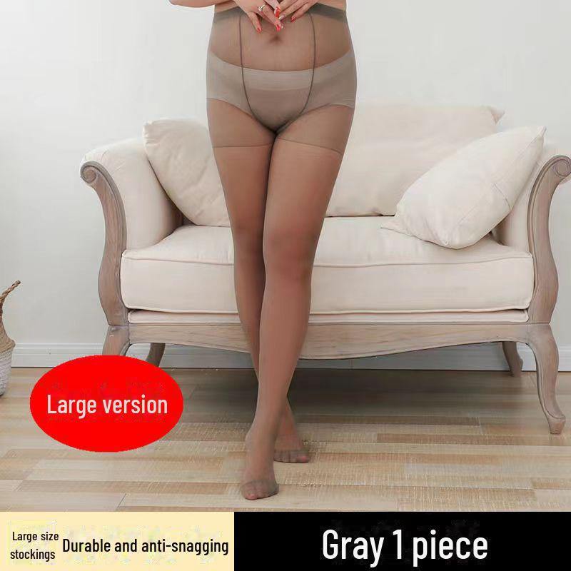 Extra Large Non-Slip Skin Tone Pantyhose for Plus Size Women