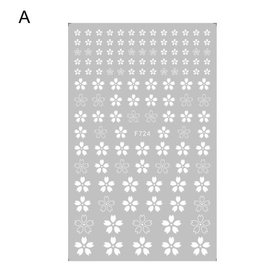 Декоративные многостильные хорошие легко наносимые 3D лепестковые наклейки для ногтей дизайн маникюра наклейка для ногтей