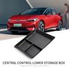 SMABEE для VW ID.7 ID7 Бокс для хранения на центральной консоли Автомобильный центральный нижний лоток-органайзер Аксессуары Наведение порядка TPE