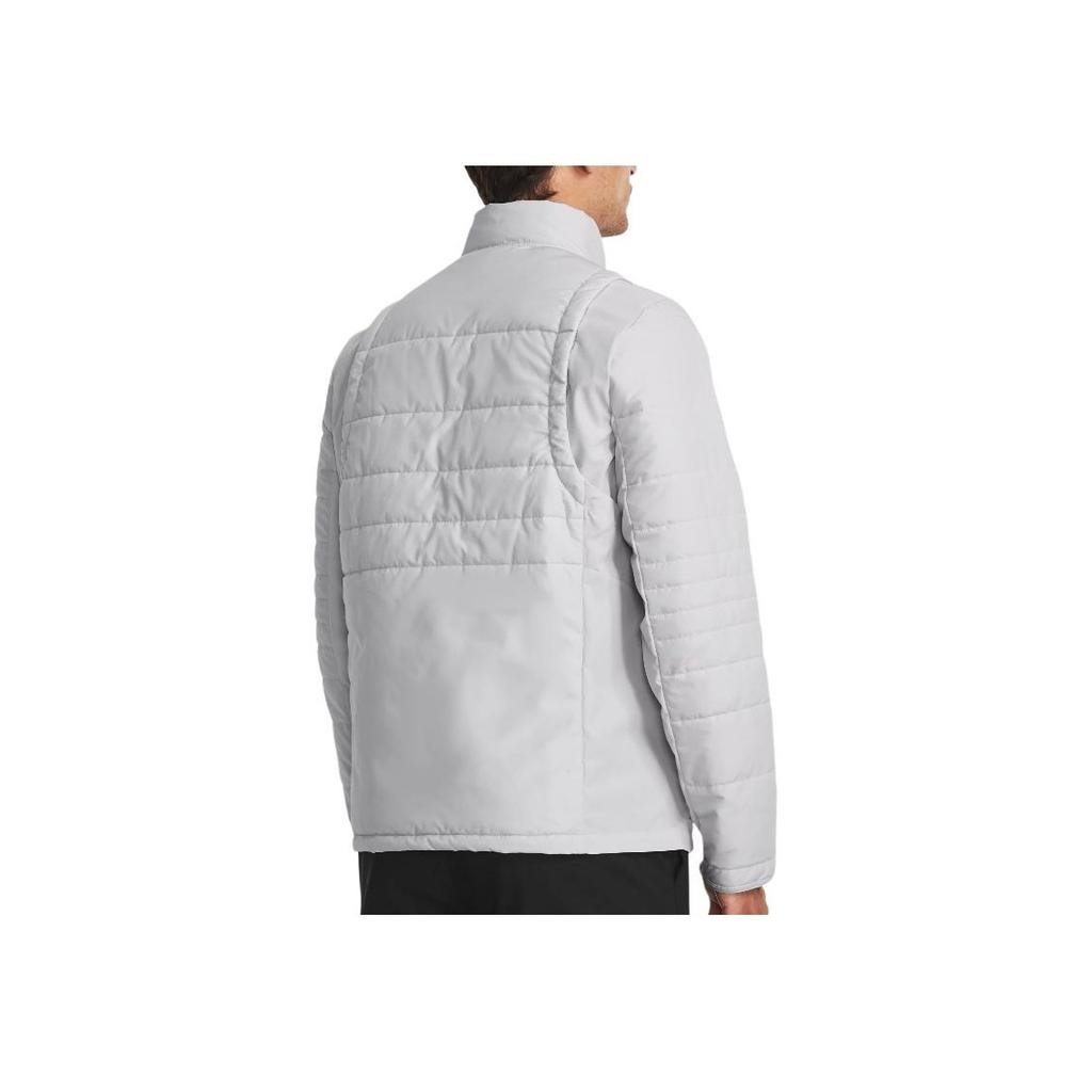 Under Armour Storm Session Solid Golf Sports Jacket Men Outerwear Gray 1378057-014