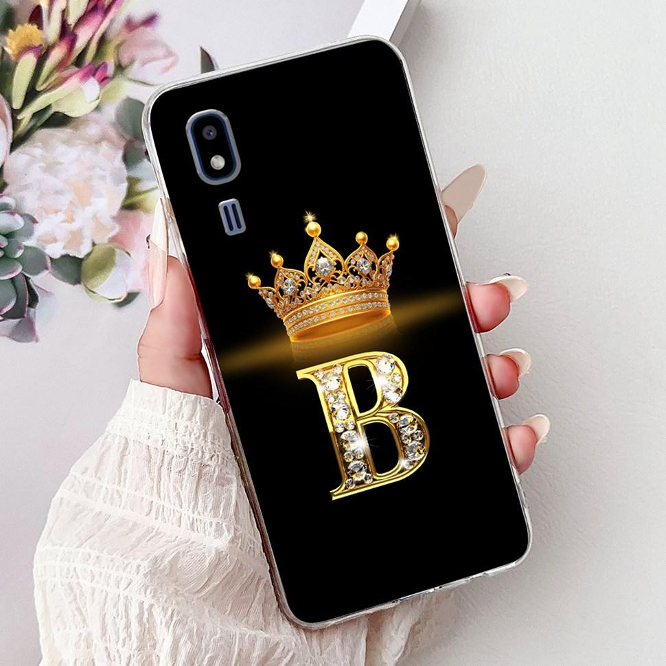 Alphabet Crown Letters Case For Samsung A2 Core Case SM-A260F Soft Slim Back Cover For Samsung Galaxy A2 Core Phone Cases