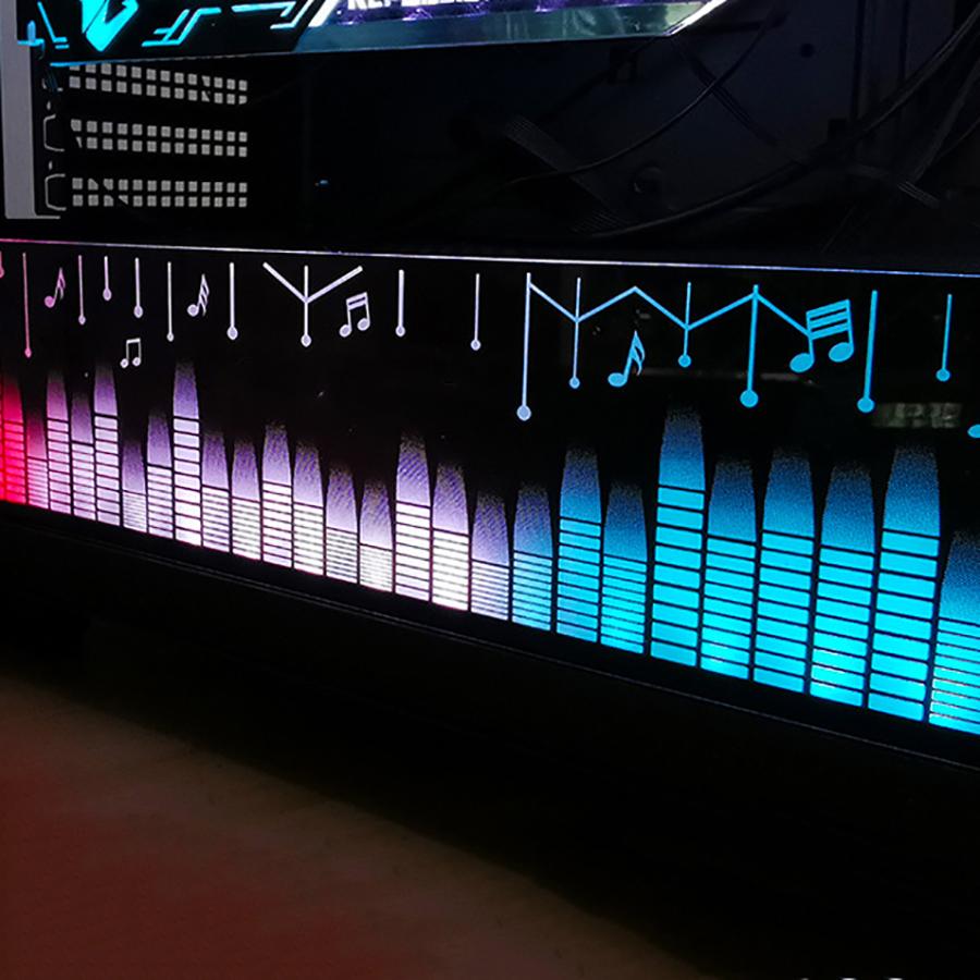 RGB Задняя панель с музыкой RGB Контроллер вентиляторов для видеокарты GPU и корпуса игрового ПК ARGB Светодиодная подсветка Aura Sync