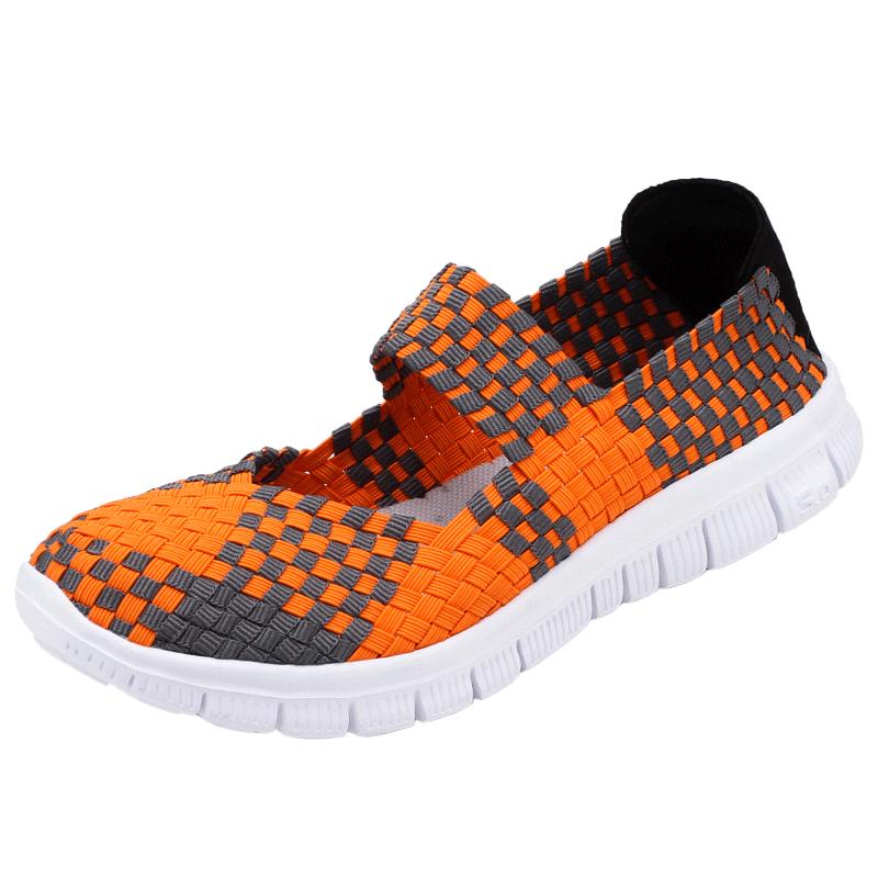 Женская обувь оверсайз. Обувь для мам. Тканая женская обувь.