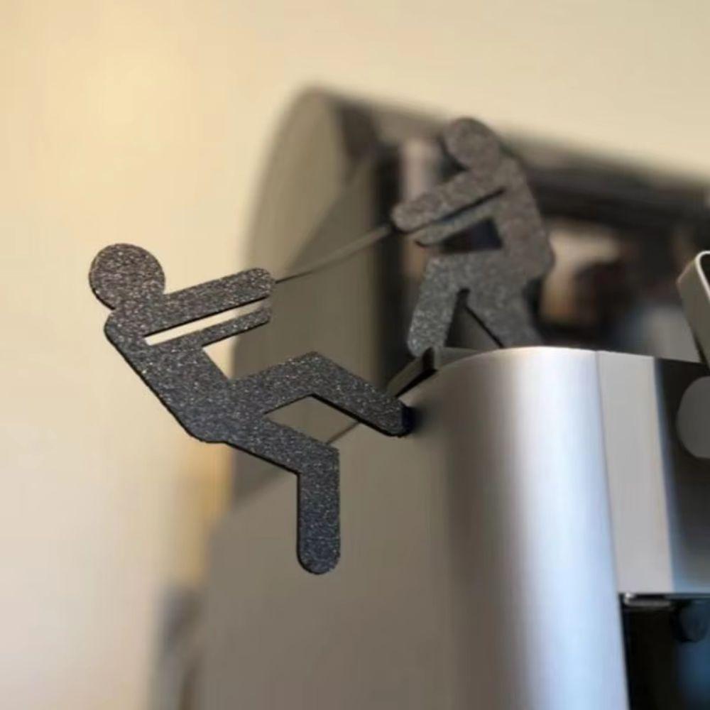 Line of Salvation Standing People Statue Cartoon Modern Sculpture Character  Home Deco