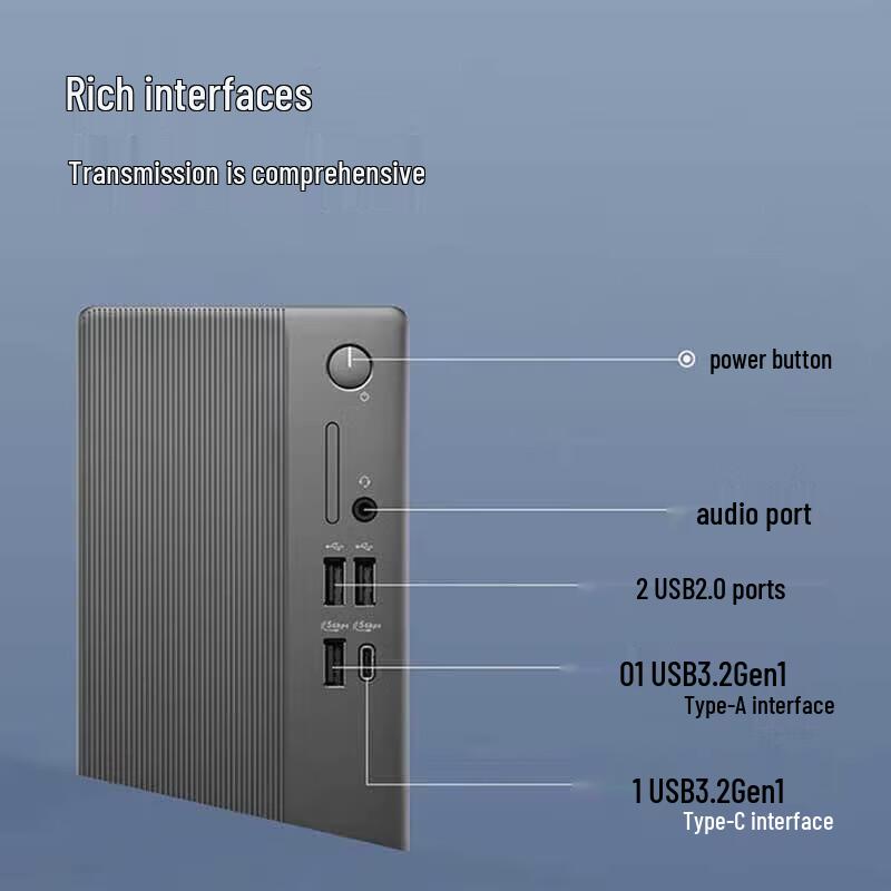 Dell ECS1250 Business Desktop PC with 23.8" Monitor (CN version)