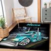 Truck Racing2 Customize your name rug, office chair cushion, home bedroom living room gift.