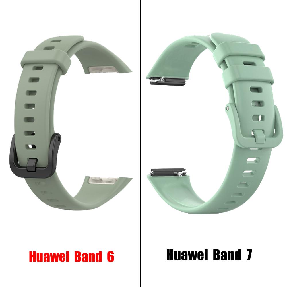 Сменный ремешок для Huawei Band 7, силиконовый ремешок для часов Huawei Band 6, ремешок для часов, браслет