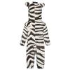 Toddler Animal Jumpsuit Cute Cartoon Hooded 3D Tail Zip Up Long Sleeve Home Casual