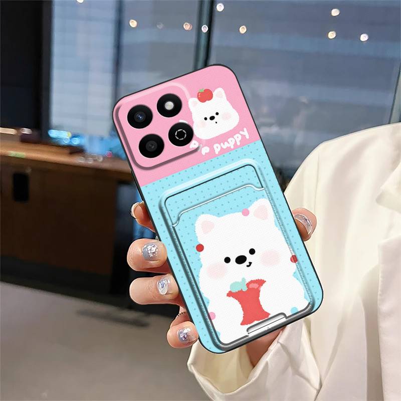 Чехол-карта с полной оберткой для телефона Honor Play60 Plus/Honor200 Smart/X7C/Play9T защитный граффити противоударный мультяшный