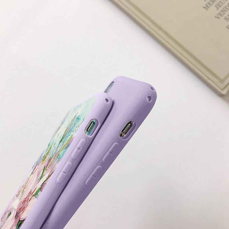 Чехол для телефона с розовыми цветами для iPhone 15 Samsung S25 Ultra A55 S24 FE A16 Xiaomi Redmi Note14 13 Pro 14C Huawei Honor 200 Realme противоударный матовый чехол