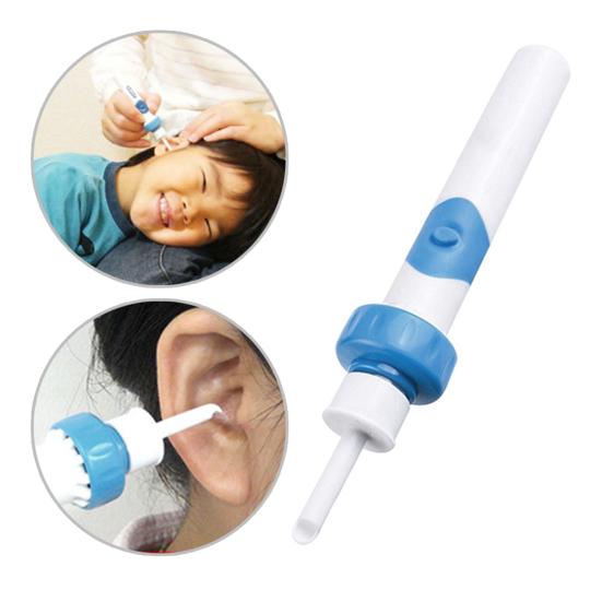 Электрический очиститель ушей для детей и взрослых, электрический инструмент для удаления ушной серы, бесшумный очиститель ушной серы, набор для вакуумного очистителя ушных каналов