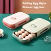 Ящик для хранения яиц, конструкция ящика, большая вместимость, канавка против столкновений, влагостойкая, кухонный органайзер для хранения яиц