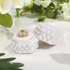 2/3 Slots Elegant Jewelry Box Hexagon Rings Display Holder Ring Gift Box  for Wedding Ceremony