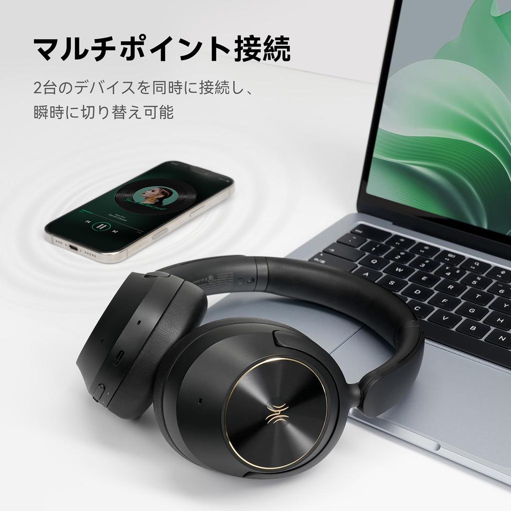 OneOdio Focus A6 Беспроводные Гибридные Шумоподавляющие Bluetooth До 75 часов музыки Выделенный Окружающий Звук Bluetooth Микрофон Наушники, Шумоподавление, 6.0,