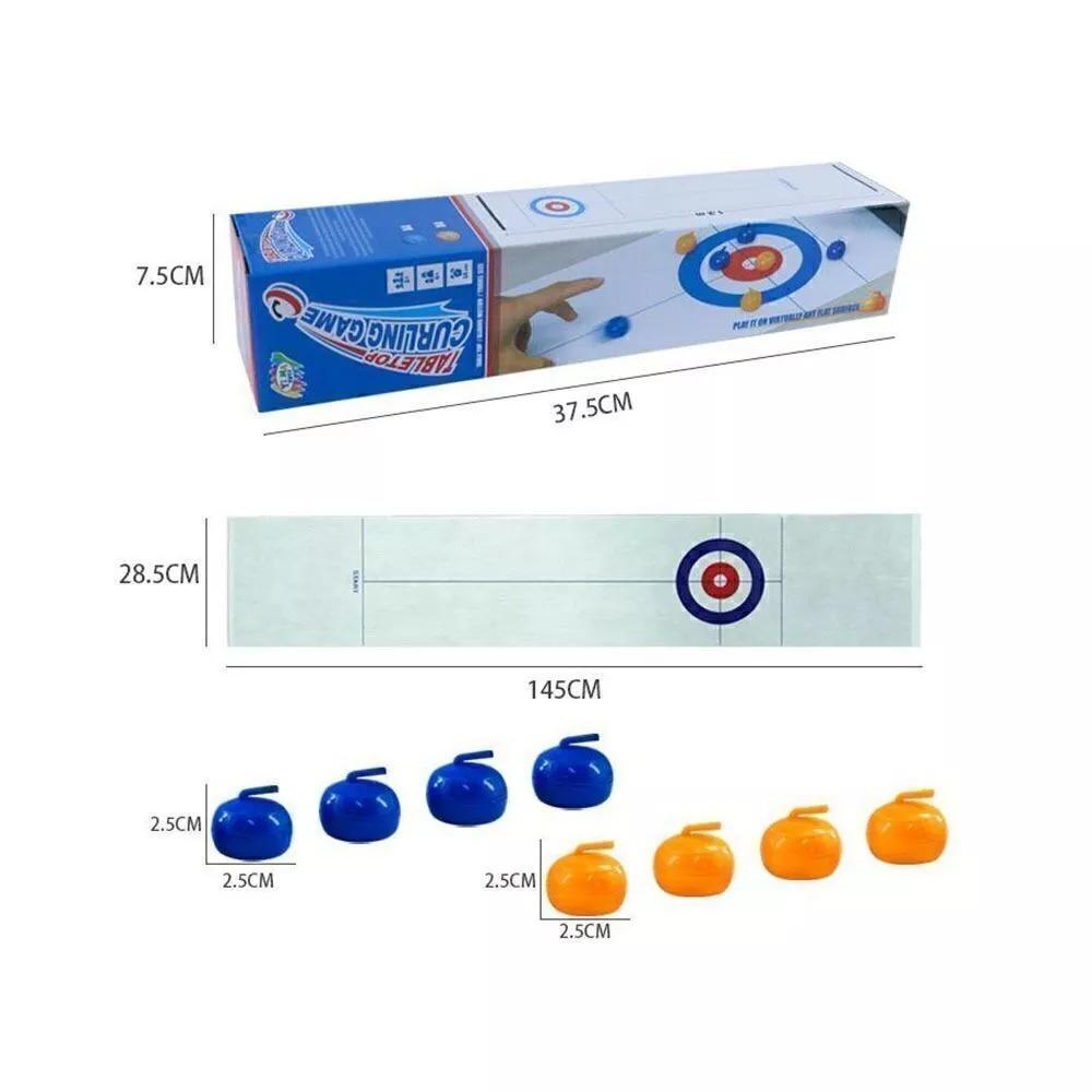 Складная настольная игра в керлинг, мини-керлинг, настольная игра для взрослых, детей