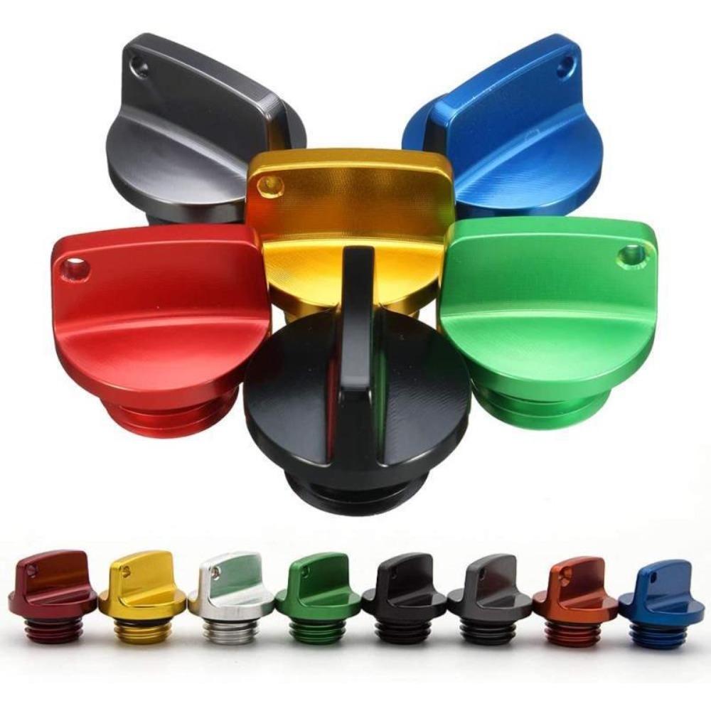 Крышка картера мотоцикла с ЧПУ для заливки масла в двигатель, винт-заглушка M20*2,5 для Yamaha Honda Suzuki Kawasaki, детали общего назначения